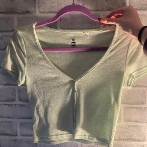 Pacsun cropped shirt